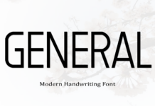 General Font Poster 1