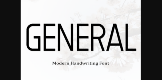 General Font Poster 1