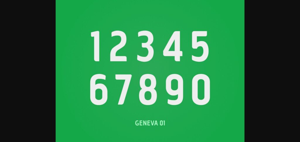 Geneva Font Poster 5