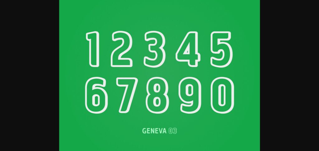 Geneva Font Poster 7