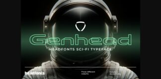 Genhead Font Poster 1