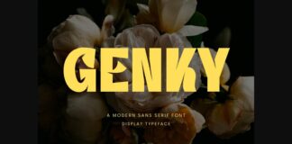 Genky Font Poster 1