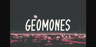 Geomones Font Poster 1