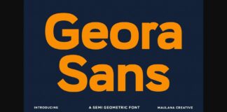 Geora Font Poster 1