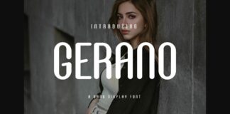 Gerano Font Poster 1