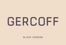 Gercoff Black Font