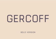 Gercoff Bold Font