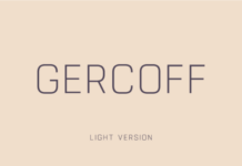 Gercoff Light Font