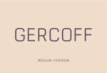 Gercoff Medium Font