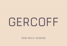 Gercoff Semi-Bold Font