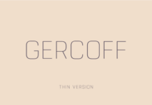 Gercoff Thin Font