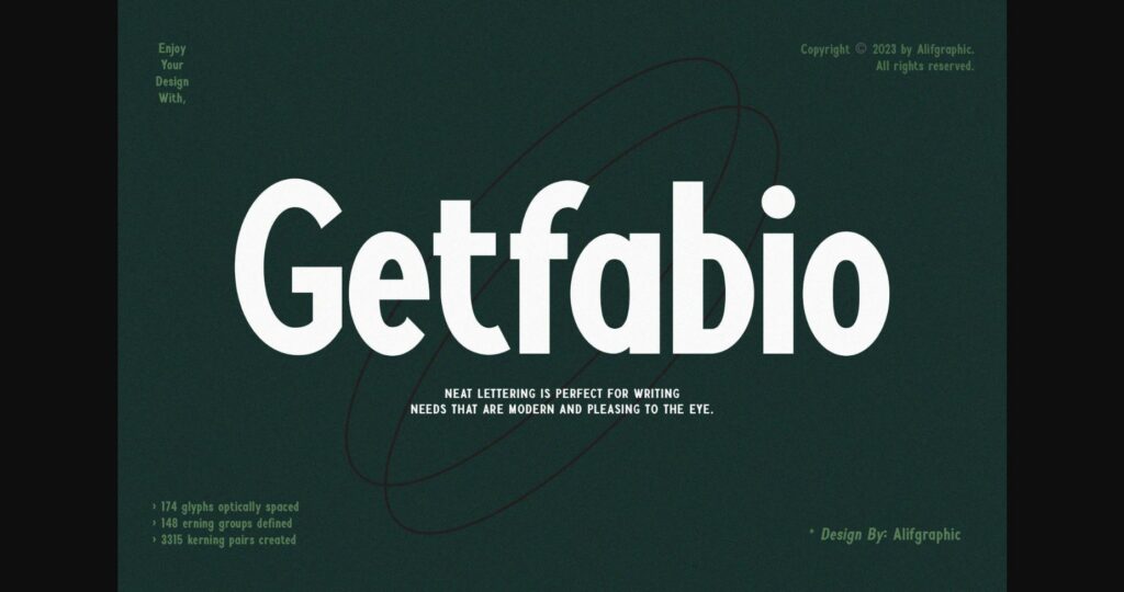 Getfabio Font Poster 1