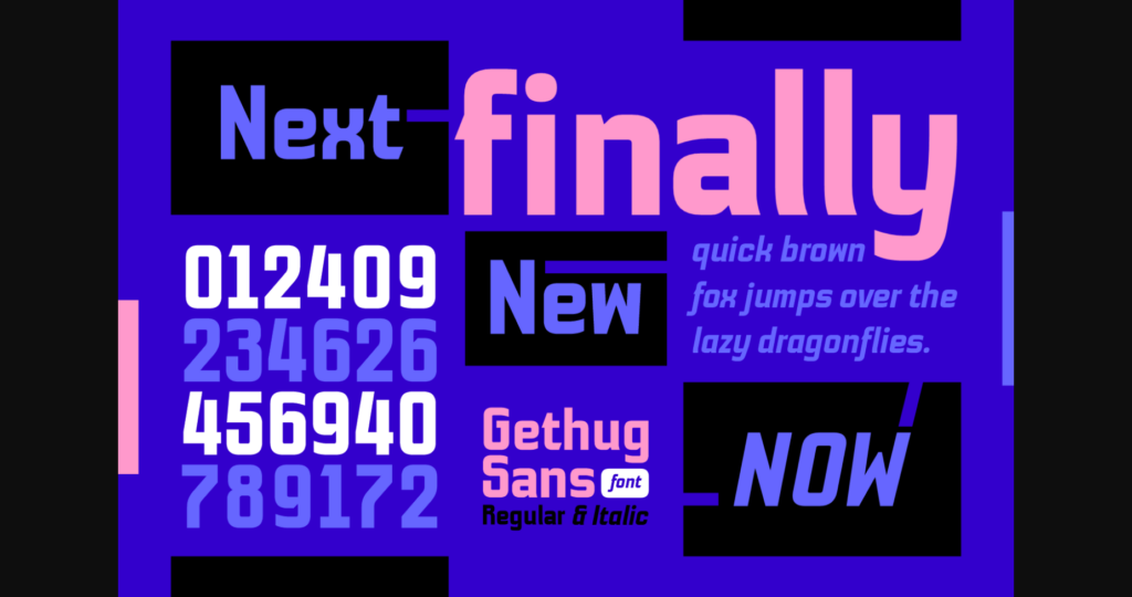 Gethug Font Poster 6