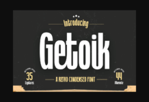 Getoik Font Poster 1