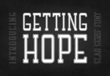 Getting Hope Font