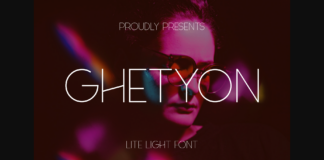 Ghetyon Font Poster 1