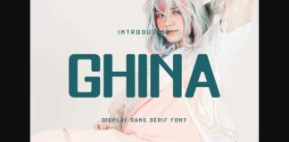 Ghina Font Poster 1