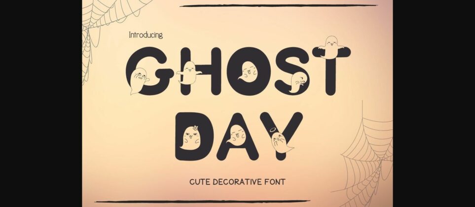 Ghost Day Font Poster 3