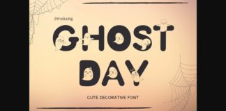 Ghost Day Font Poster 1