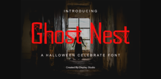 Ghost Nest Font Poster 1