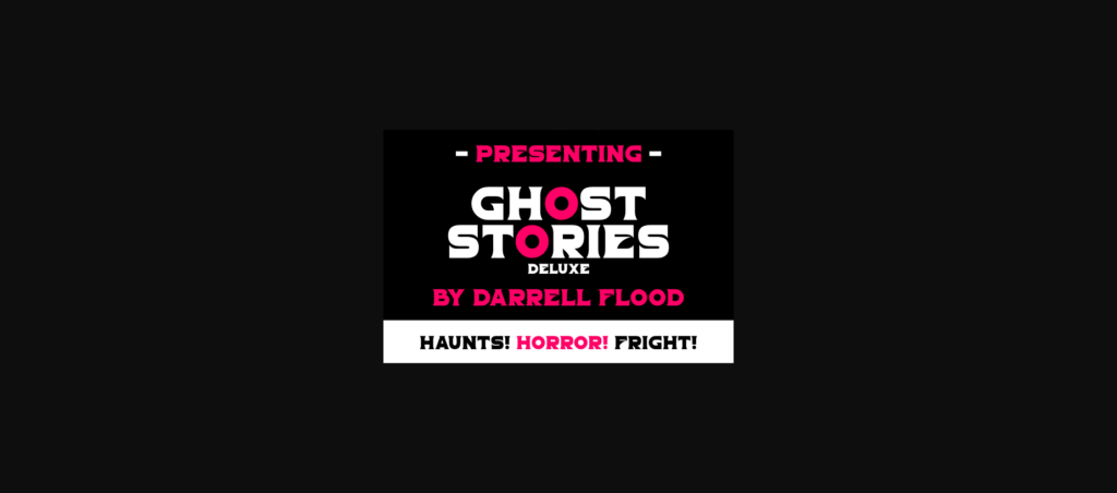 Ghost Stories Deluxe Font Poster 1