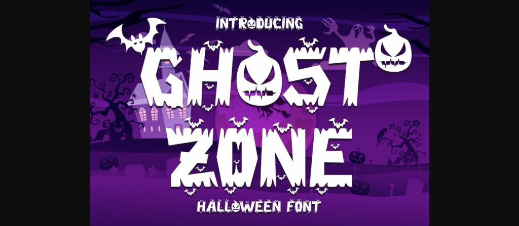 Ghost Zone Font Poster 1