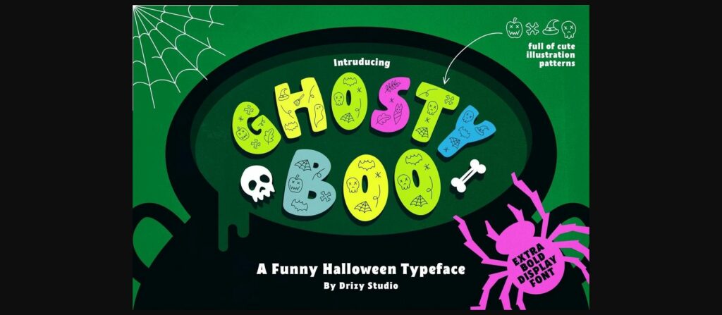 Ghosty Boo Font Poster 1