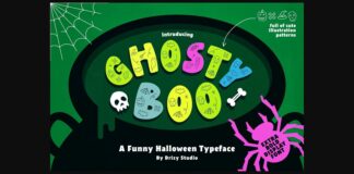 Ghosty Boo Font Poster 1