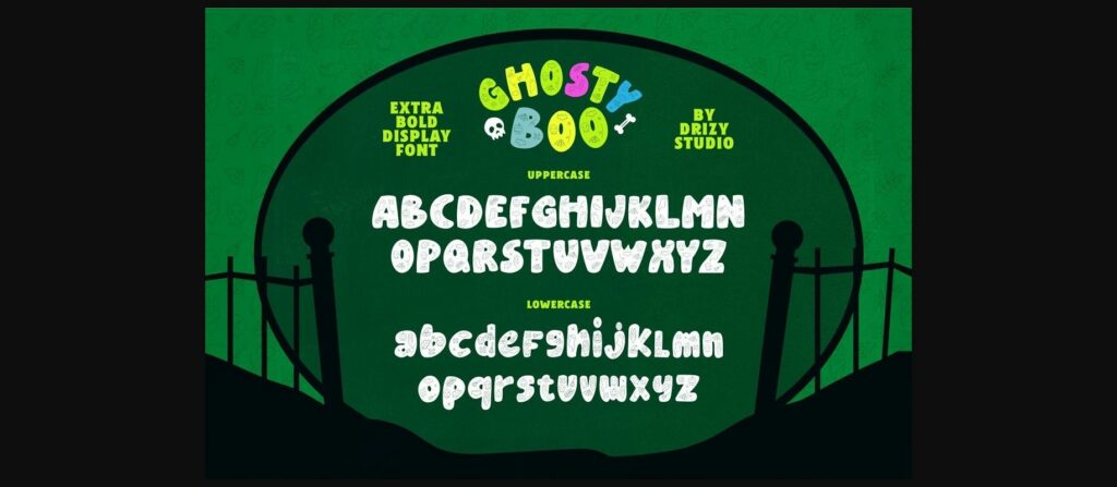 Ghosty Boo Font Poster 8