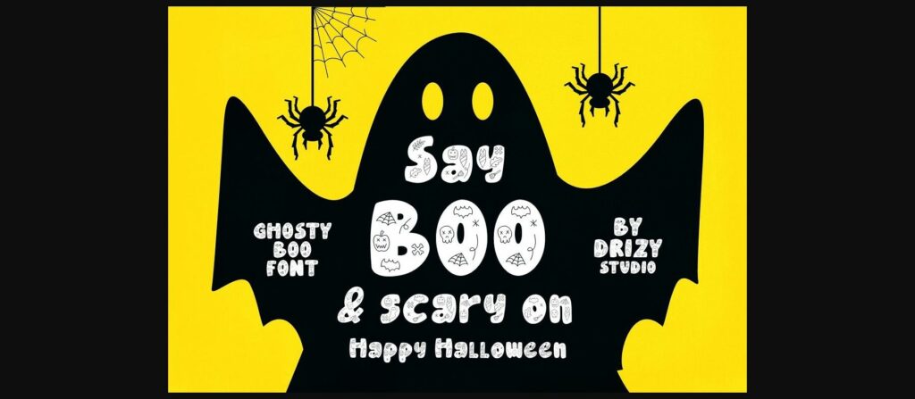 Ghosty Boo Font Poster 10