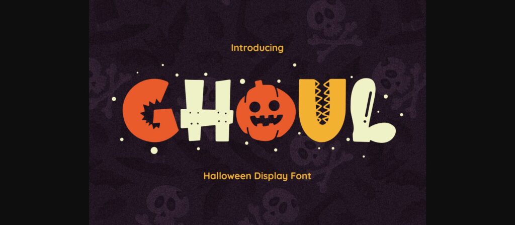 Ghoul Font Poster 3