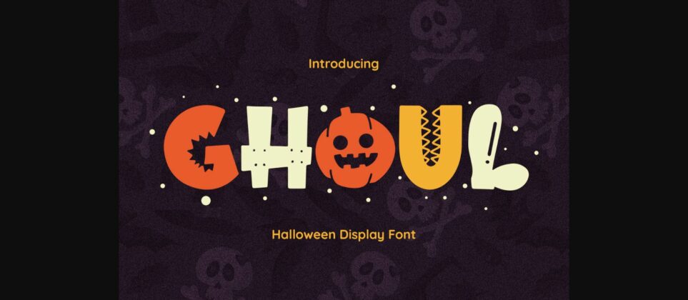 Ghoul Font Poster 1