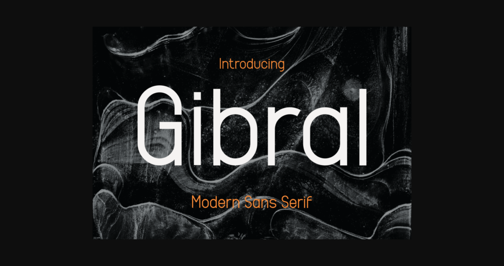 Gibral Font Poster 1