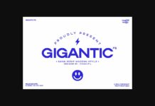 Gigantic Font Poster 1