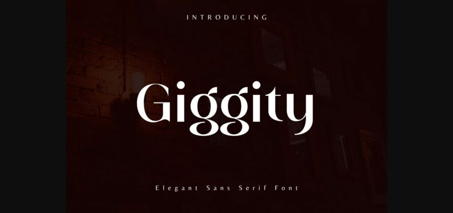 Giggity Font Poster 3