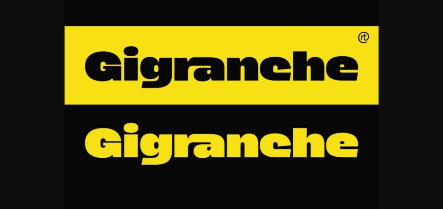 Gigranche Font Poster 8