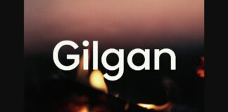 Gilgan Font Poster 1