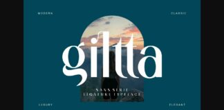 Giltta Font Poster 1