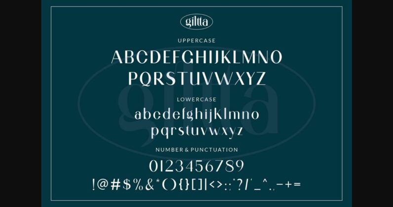 Giltta Font Poster 11