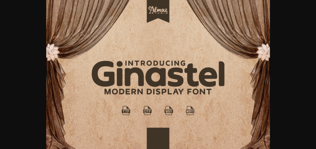 Ginastel Font Poster 3