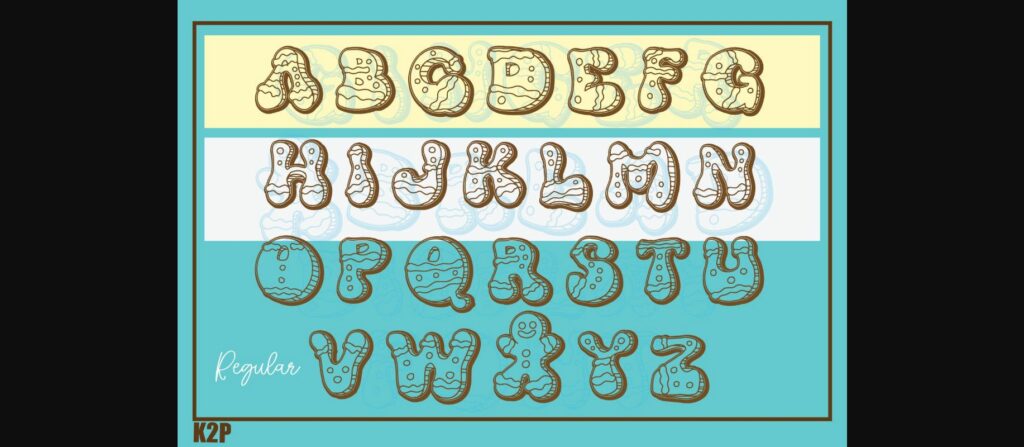 Ginger Bread Font Poster 4