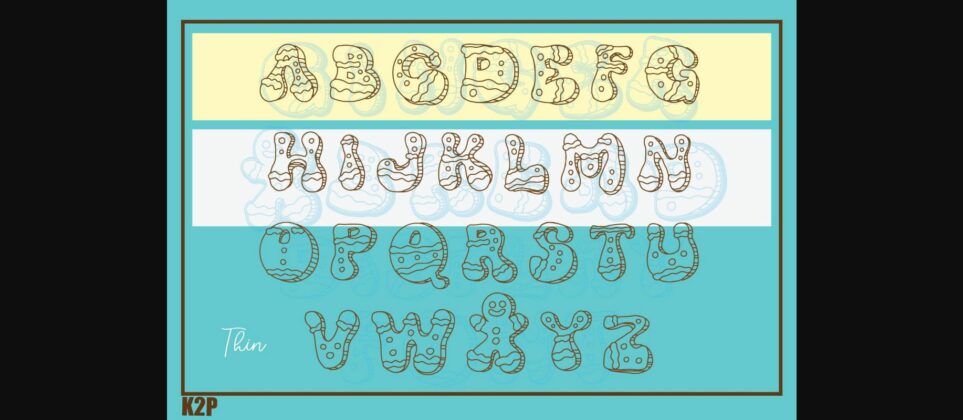 Ginger Bread Font Poster 5