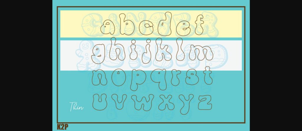 Ginger Bread Font Poster 7