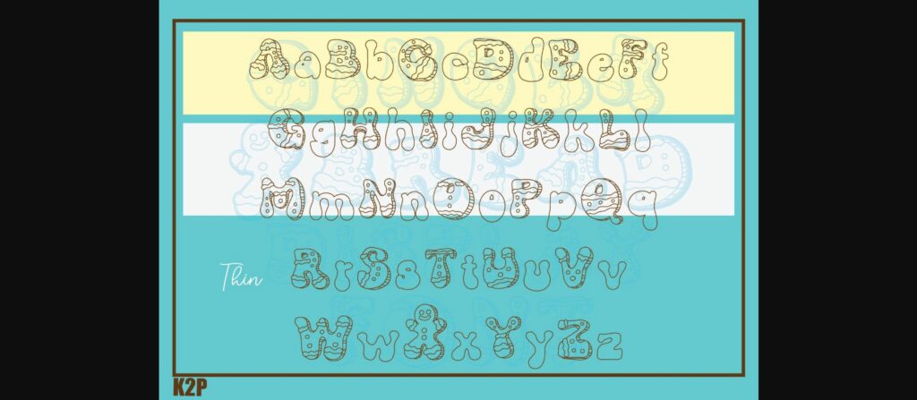 Ginger Bread Font Poster 9