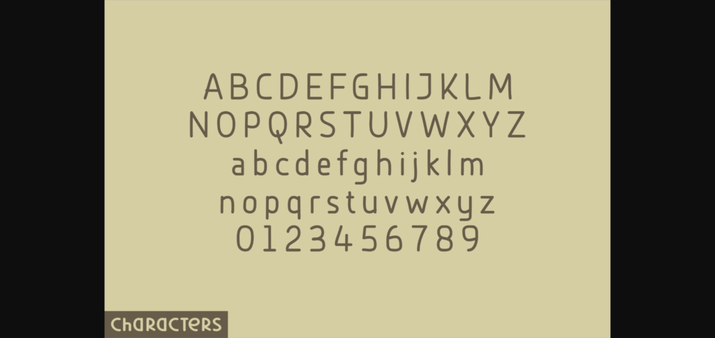 Gingerbread Font Poster 4