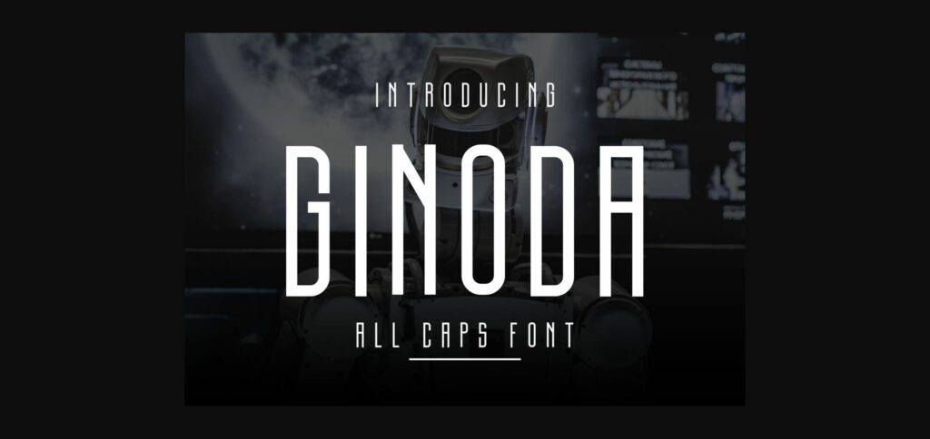 Ginoda Font Poster 3