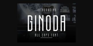 Ginoda Font Poster 1