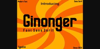 Ginonger Font Poster 1