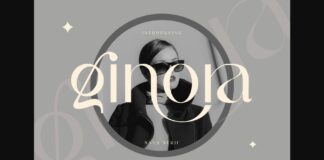 Ginora Font Poster 1