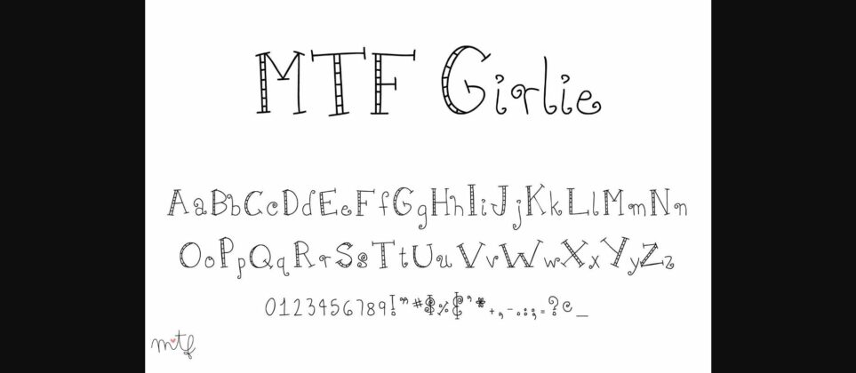 Girlie Font Poster 1